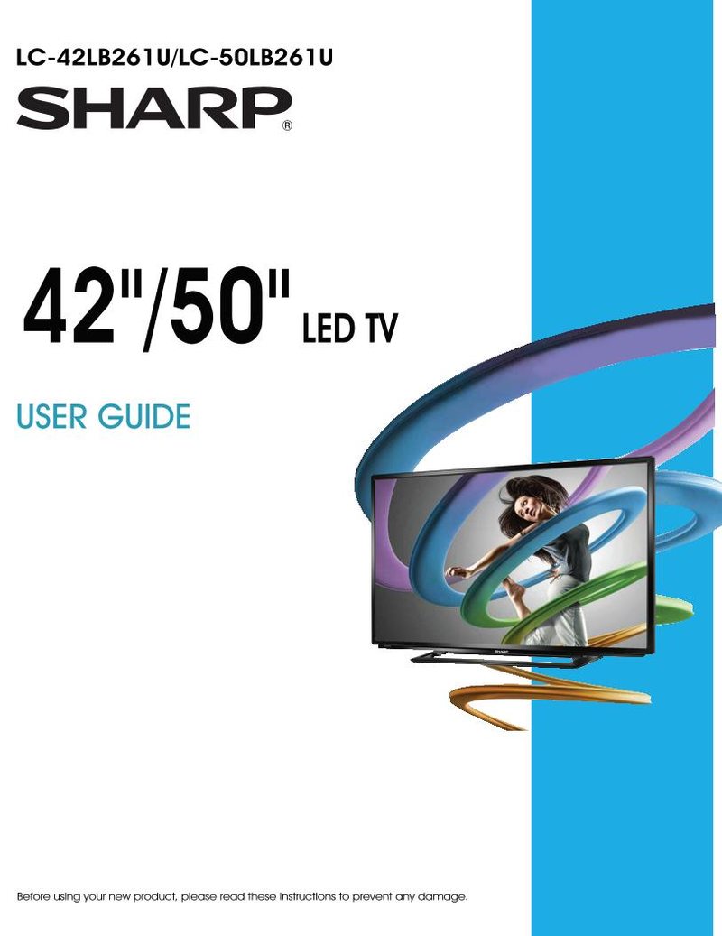 Sharp LC42LB261U TV Operating Manual