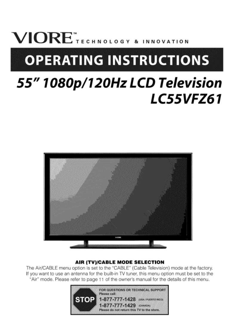 Viore LC55VFZ61 TV Operating Manual
