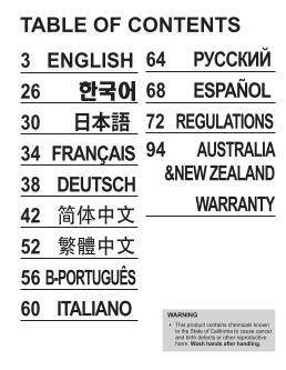 LG ANWF500 Bluetooth Dongle TV Operating Manual