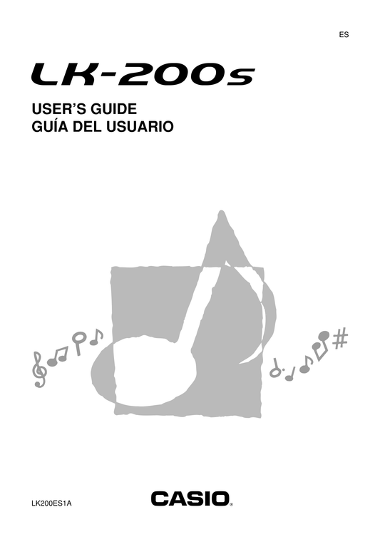 Casio LK-200S Keyboard Piano Owner's/ User Manual (Pages: 58)