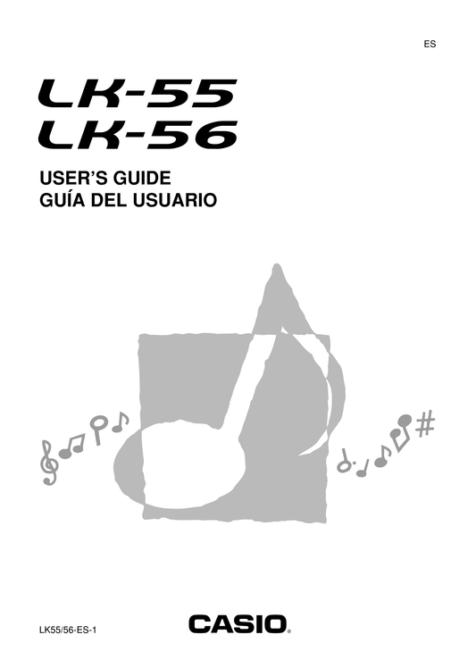 Casio LK-55 & LK-56 Keyboard Piano Owner's/ User Manual (Pages: 83)