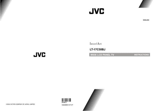JVC LT17 C 50BJ 50BU 50BU/Z TV Operating Manual