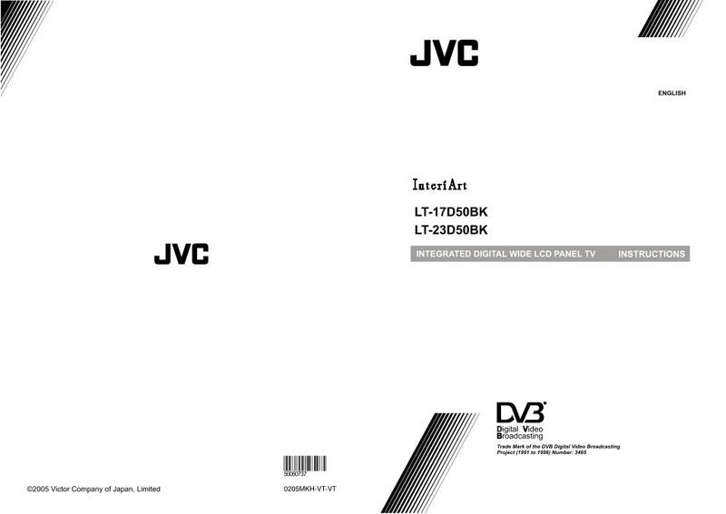 JVC LT17 D 50BKOM TV Operating Manual