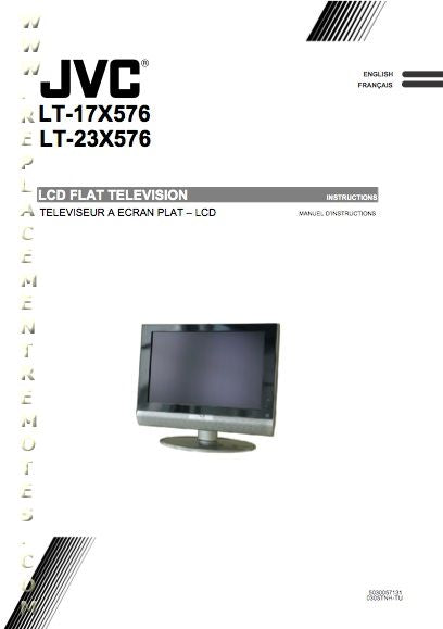 JVC LT123 X 576 LT17 576/B TV Operating Manual