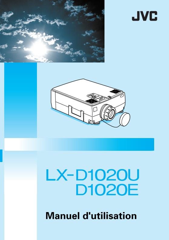 JVC LXD1020U Projector Operating Manual