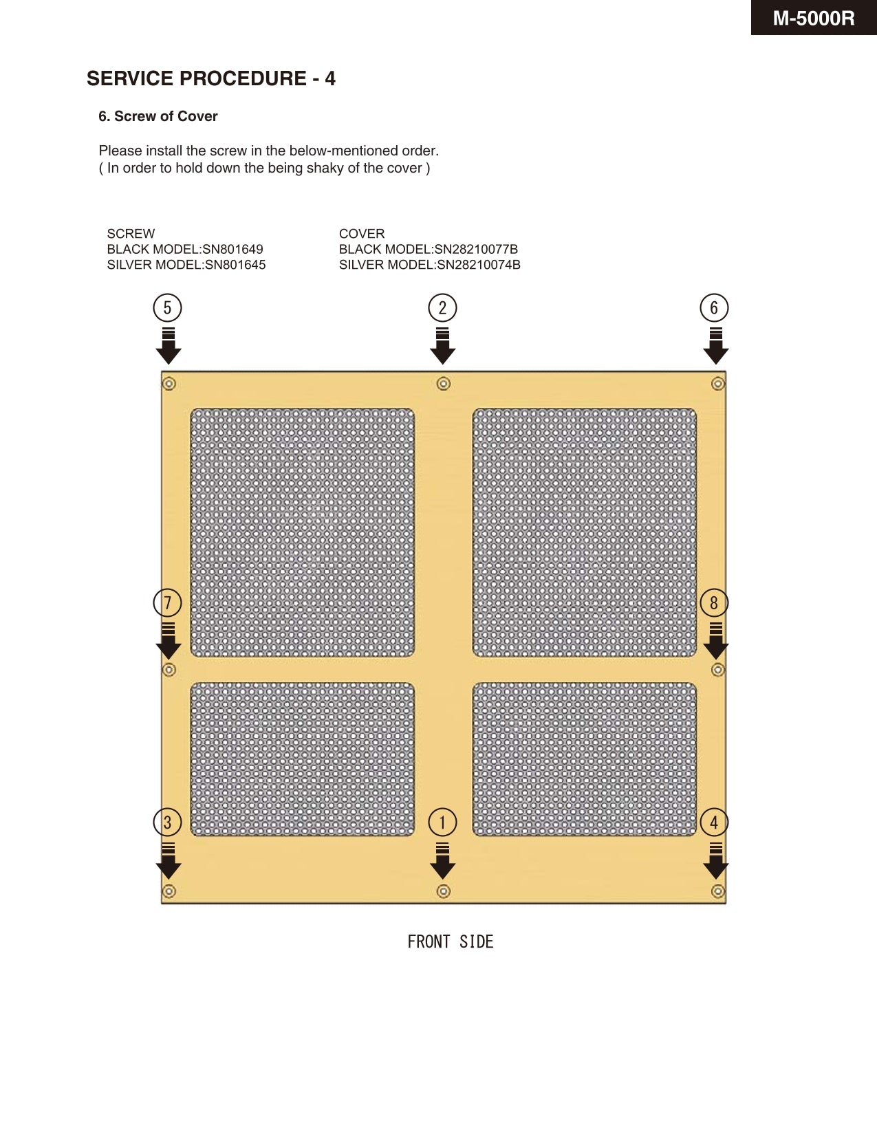 Onkyo M-5000R Power Amplifier Service Manual (Pages: 60)