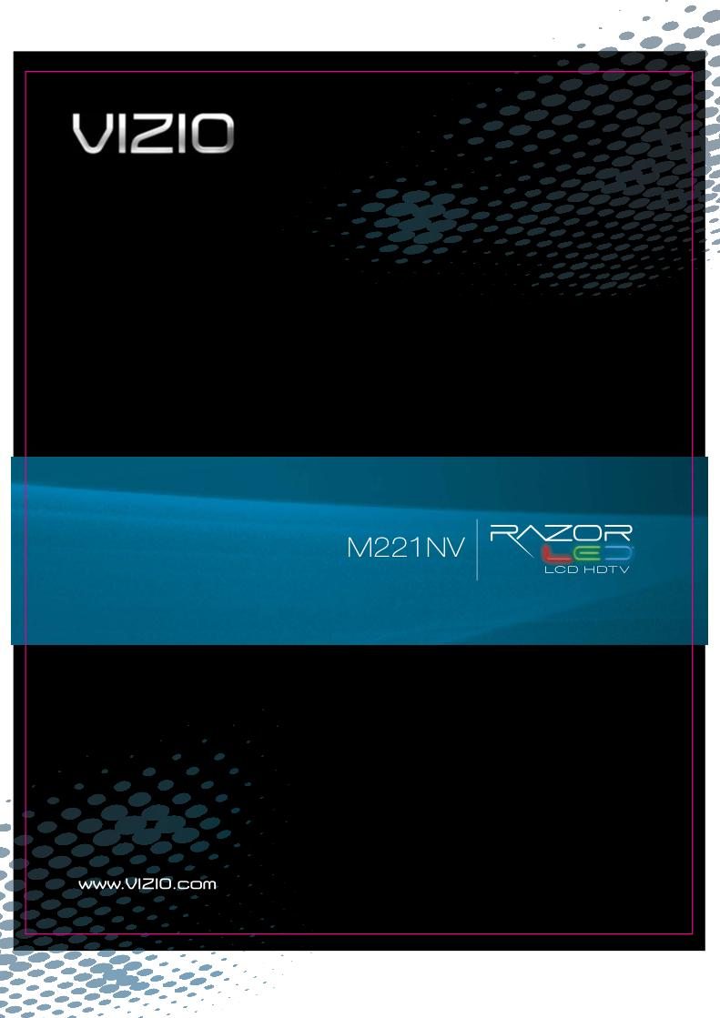 Vizio M221NV TV Operating Manual