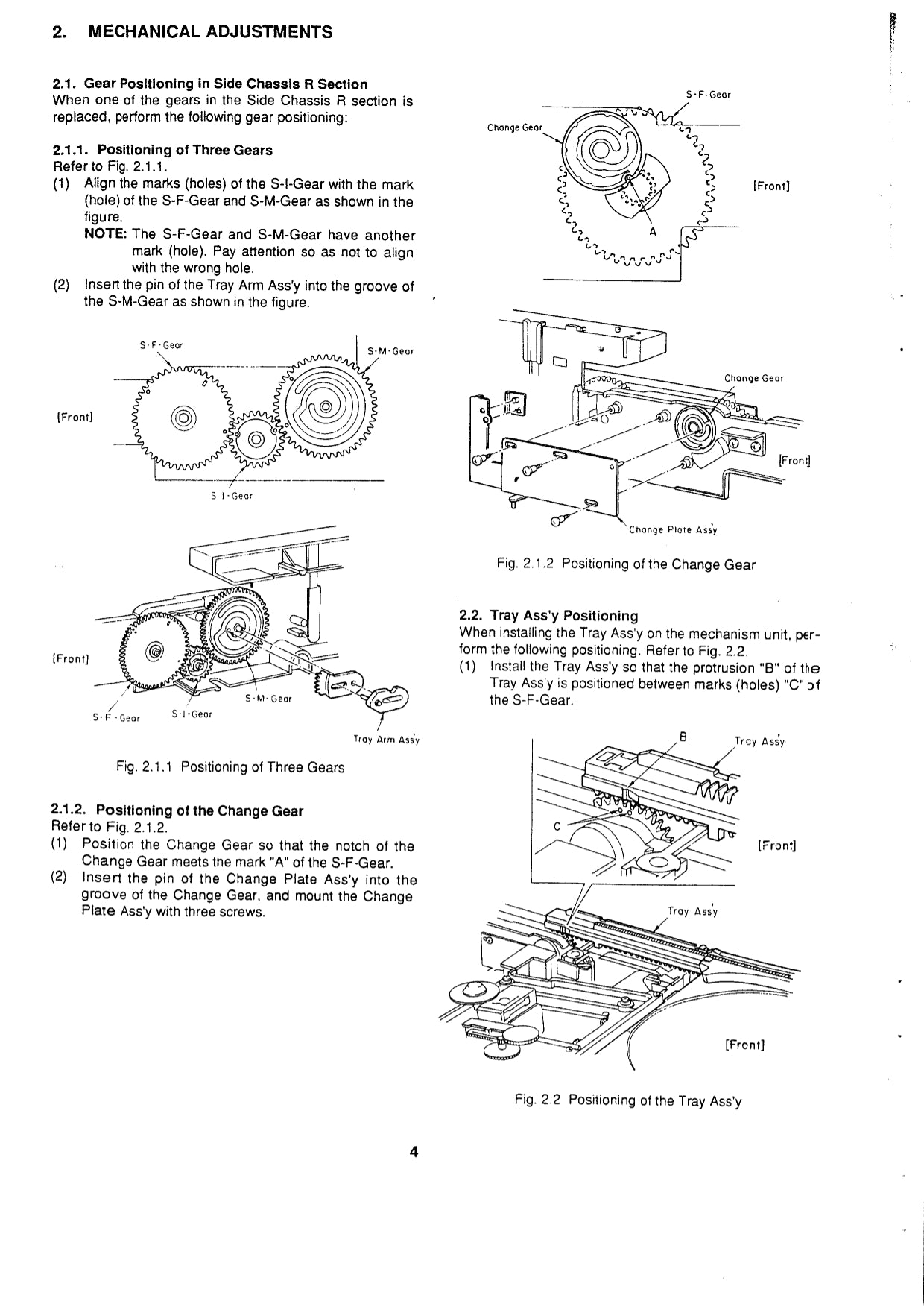 Nakamichi MB-4S MusicBank CD Player Service Manual (Pages: 33)