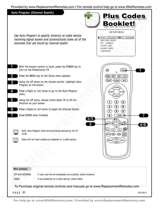 Zenith MBR3447 TV Operating Manual