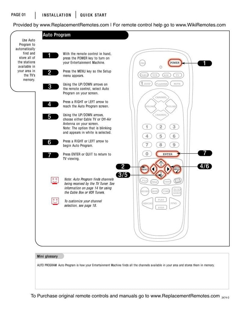 Zenith MBR3457 Codes and Instructions TV Operating Manual