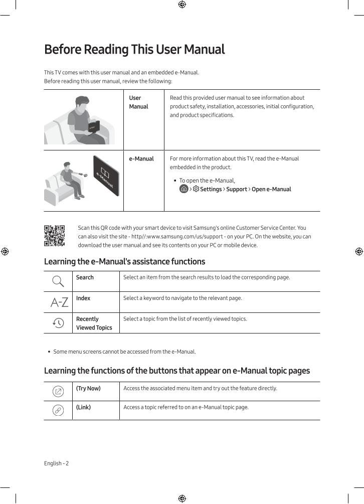 Samsung UN55MU800DFXZA TV Operating Manual