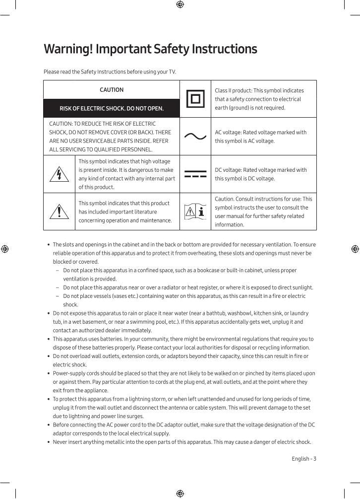 Samsung UN55MU800DFXZA TV Operating Manual