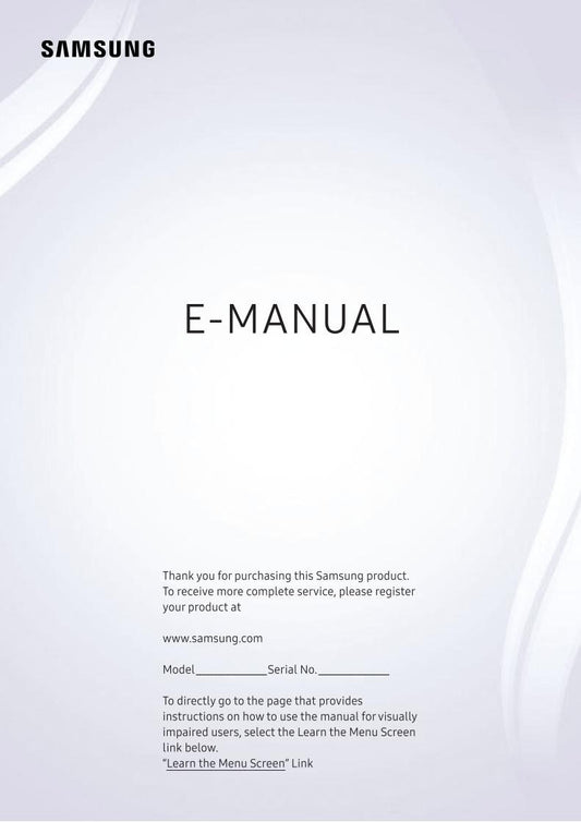 Samsung QN82Q60RAFOM TV Operating Manual