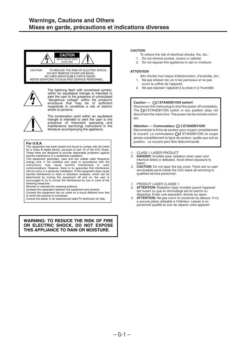 JVC CAMXG50 CAMXGT700 MXG500 Audio System Operating Manual