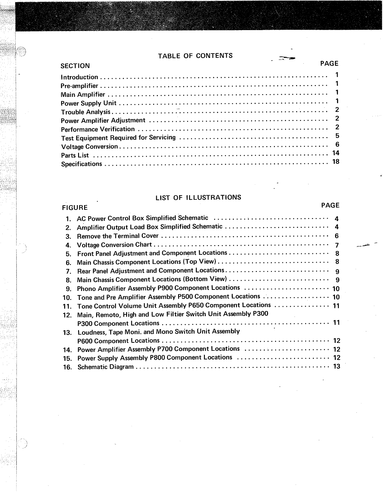 Marantz Model 1030 Console Stereo Amplifier Service Manual (Pages: 24)