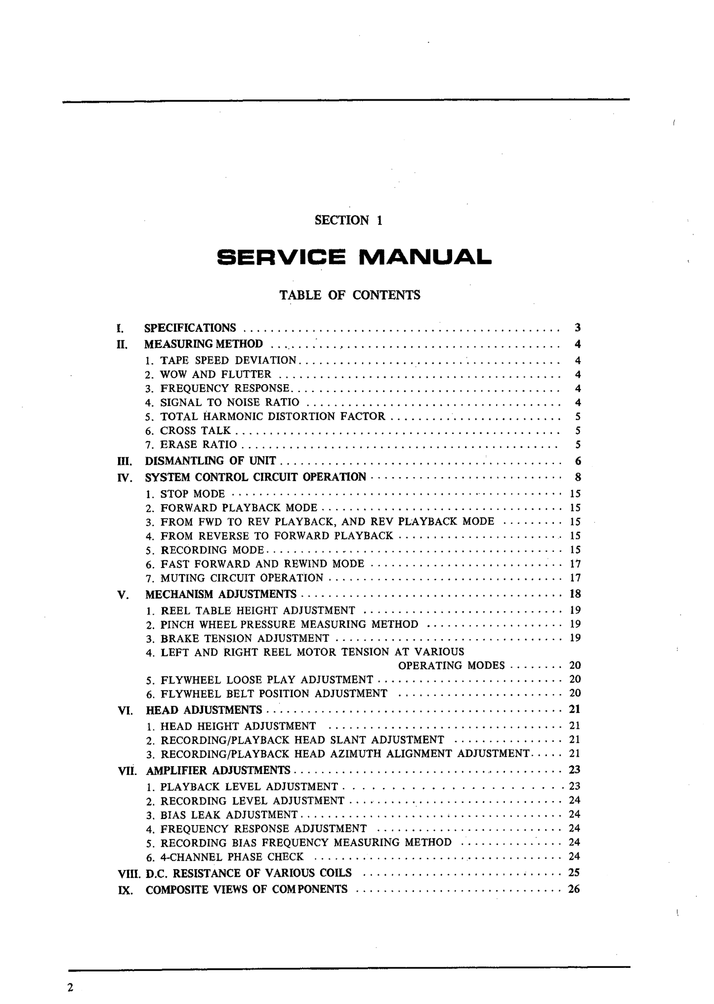 Akai Model 202D-SS Reel to Reel Tape Deck Service Manual (Pages: 63)