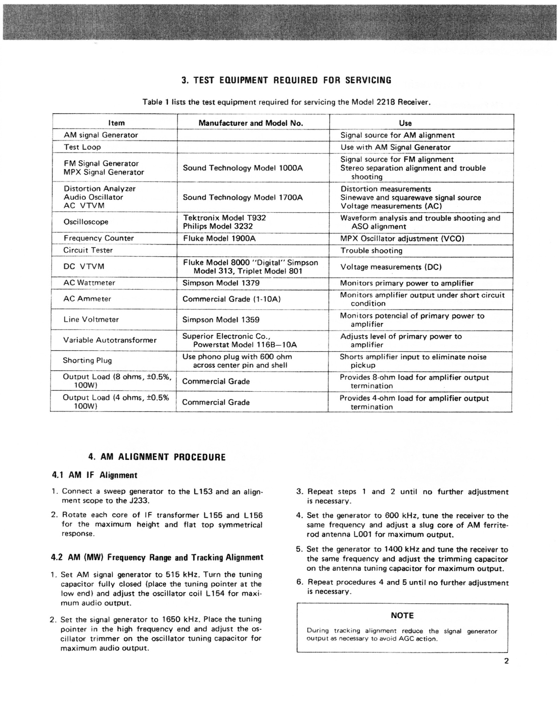 Marantz Model 2218 Stereophonic Receiver Service Manual (Pages: 33)