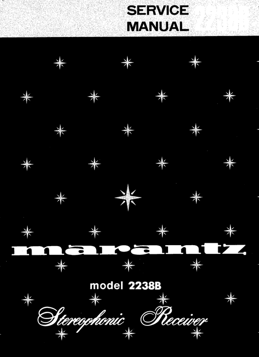 Marantz Model 2238 B Stereophonic Receiver Service Manual (Pages: 32)