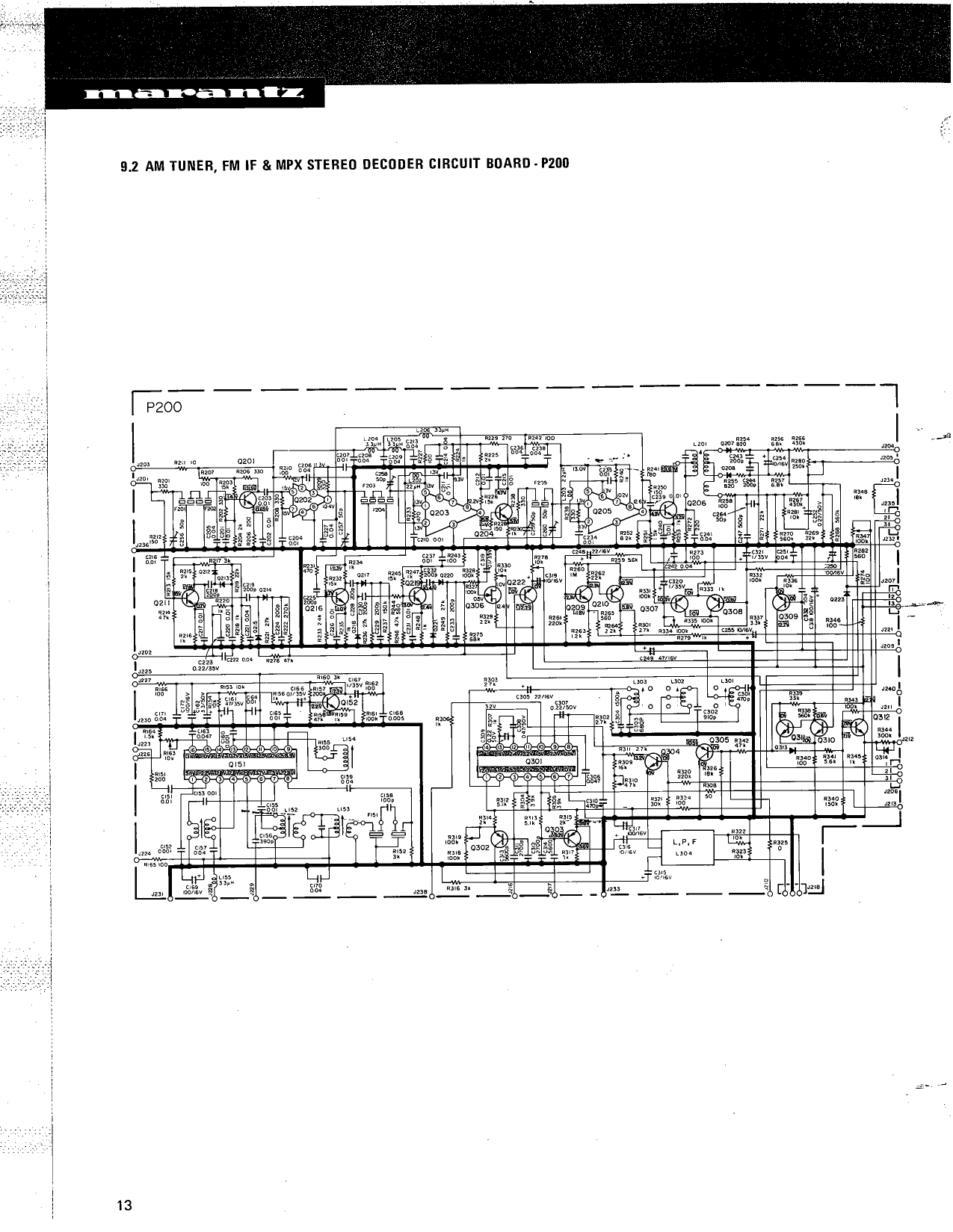 Marantz Model 2500 Stereophonic Receiver Service Manual (Pages: 46)