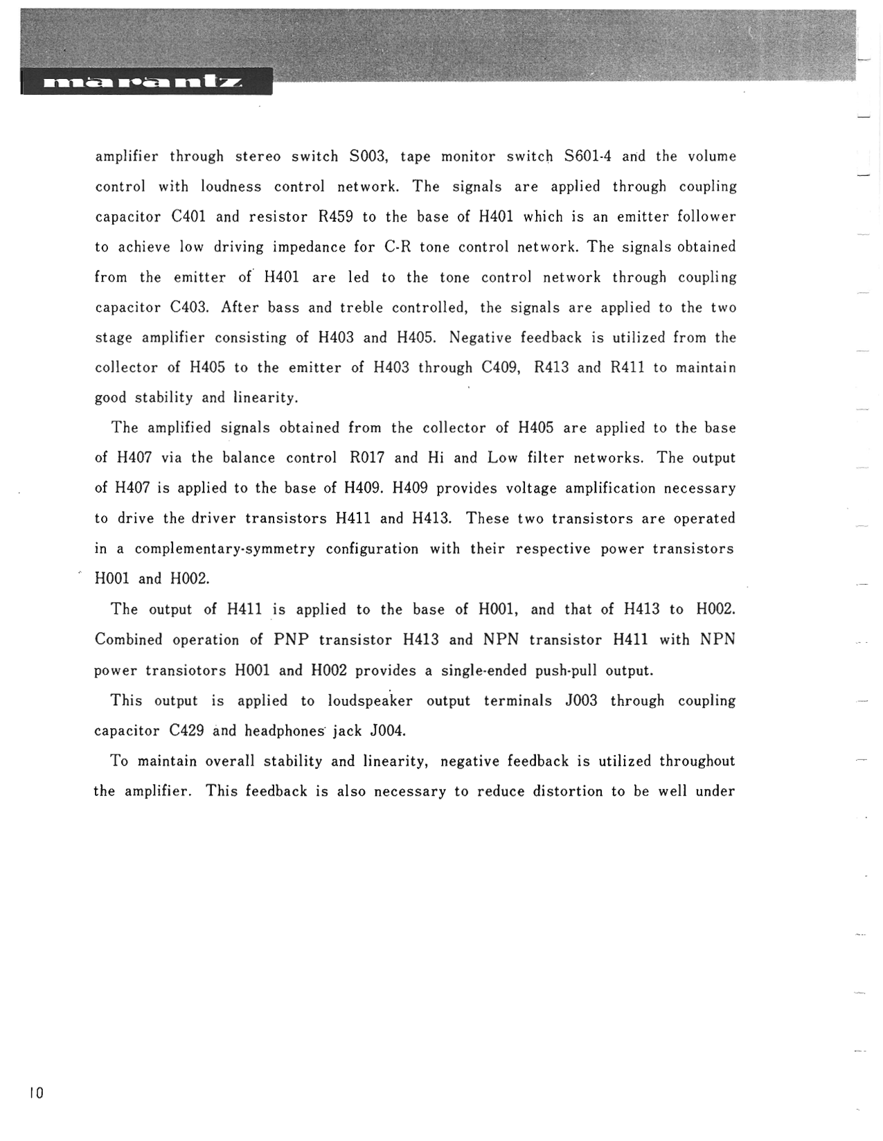 Marantz Model 26 Stereophonic Receiver Service Manual (Pages: 47)