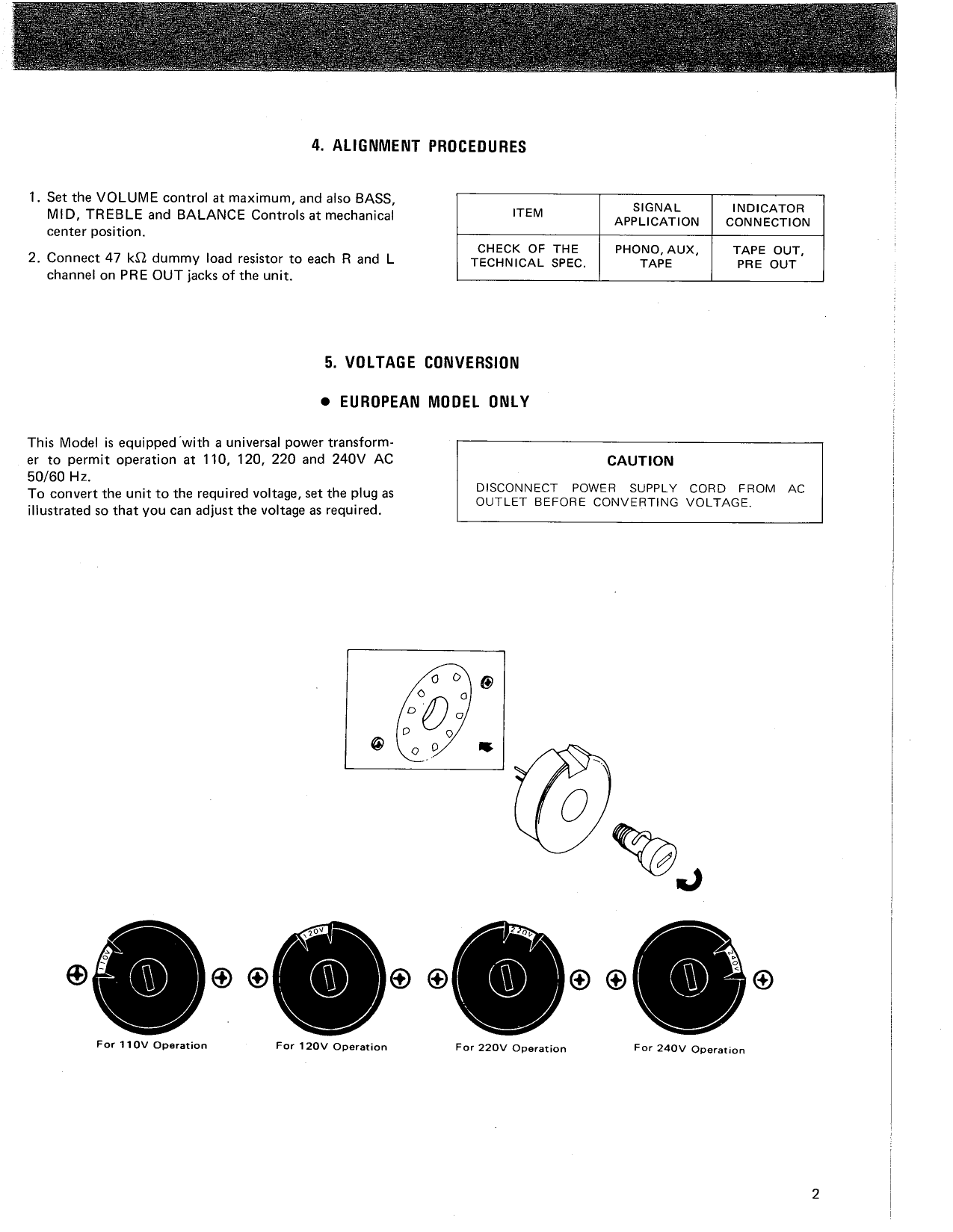Marantz Model 3250B Stereo Control Console Service Manual (Pages: 20)