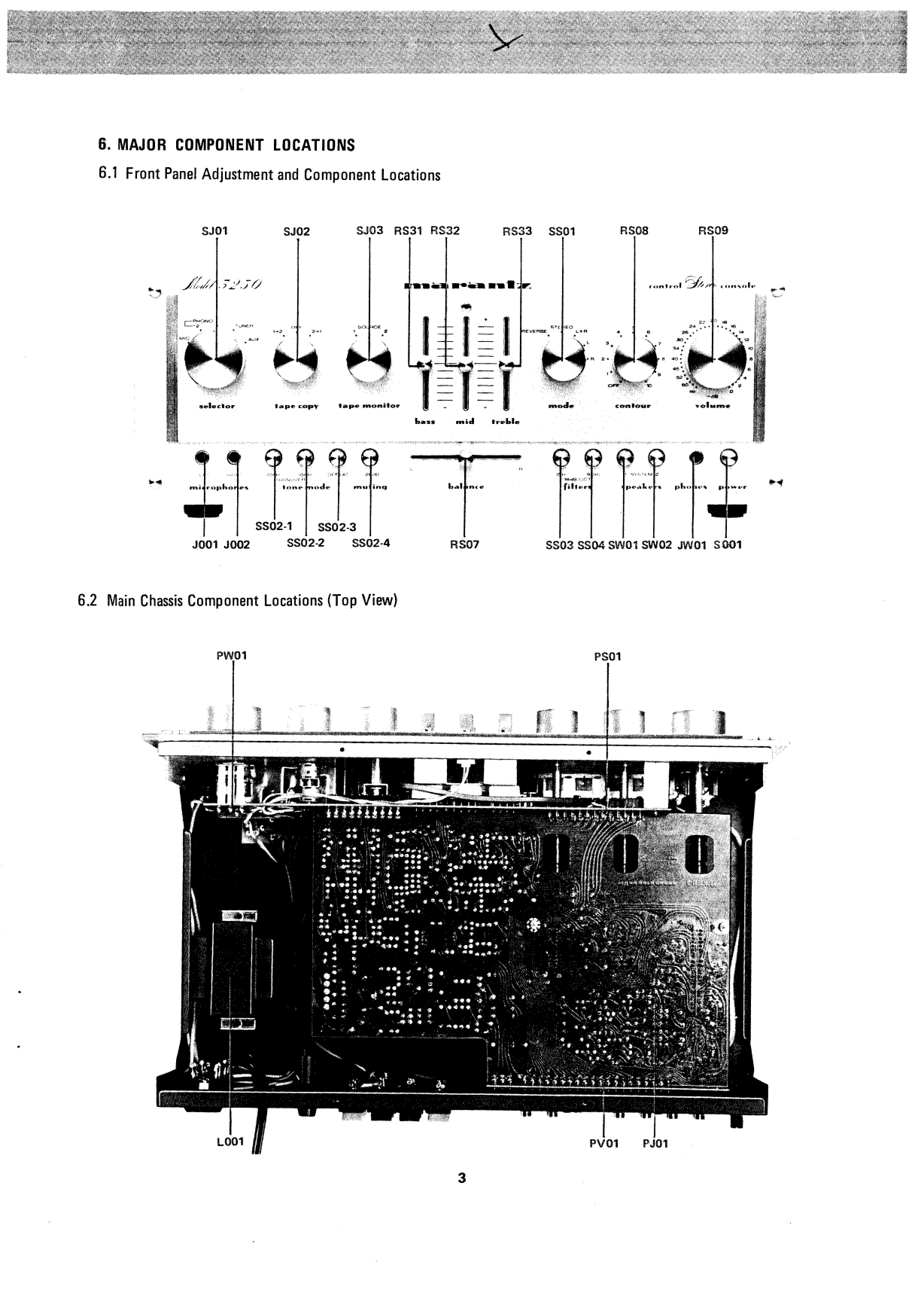Marantz Model 3250 Stereo Control Console Service Manual (Pages: 21)