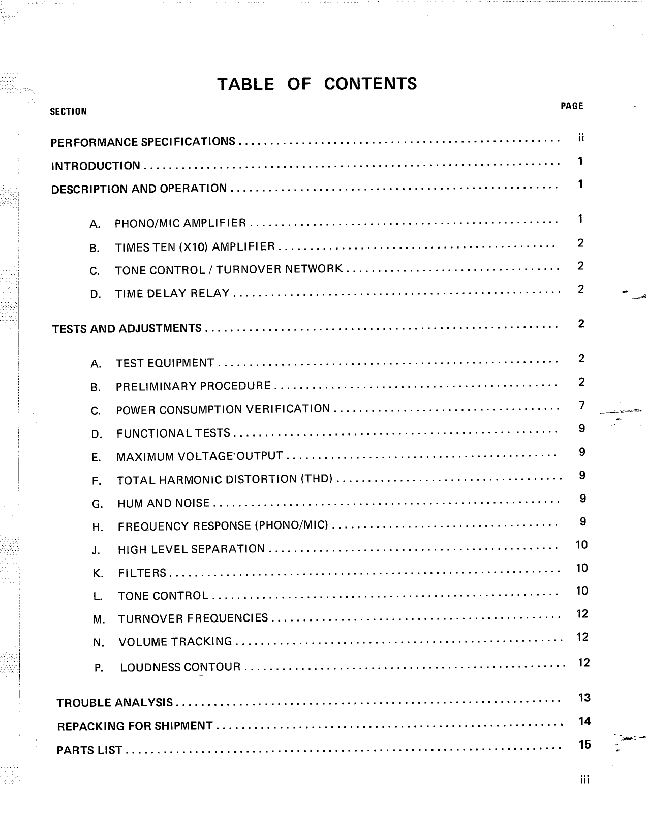 Marantz Model 3600 Stereo Control Console Service Manual (Pages: 32)