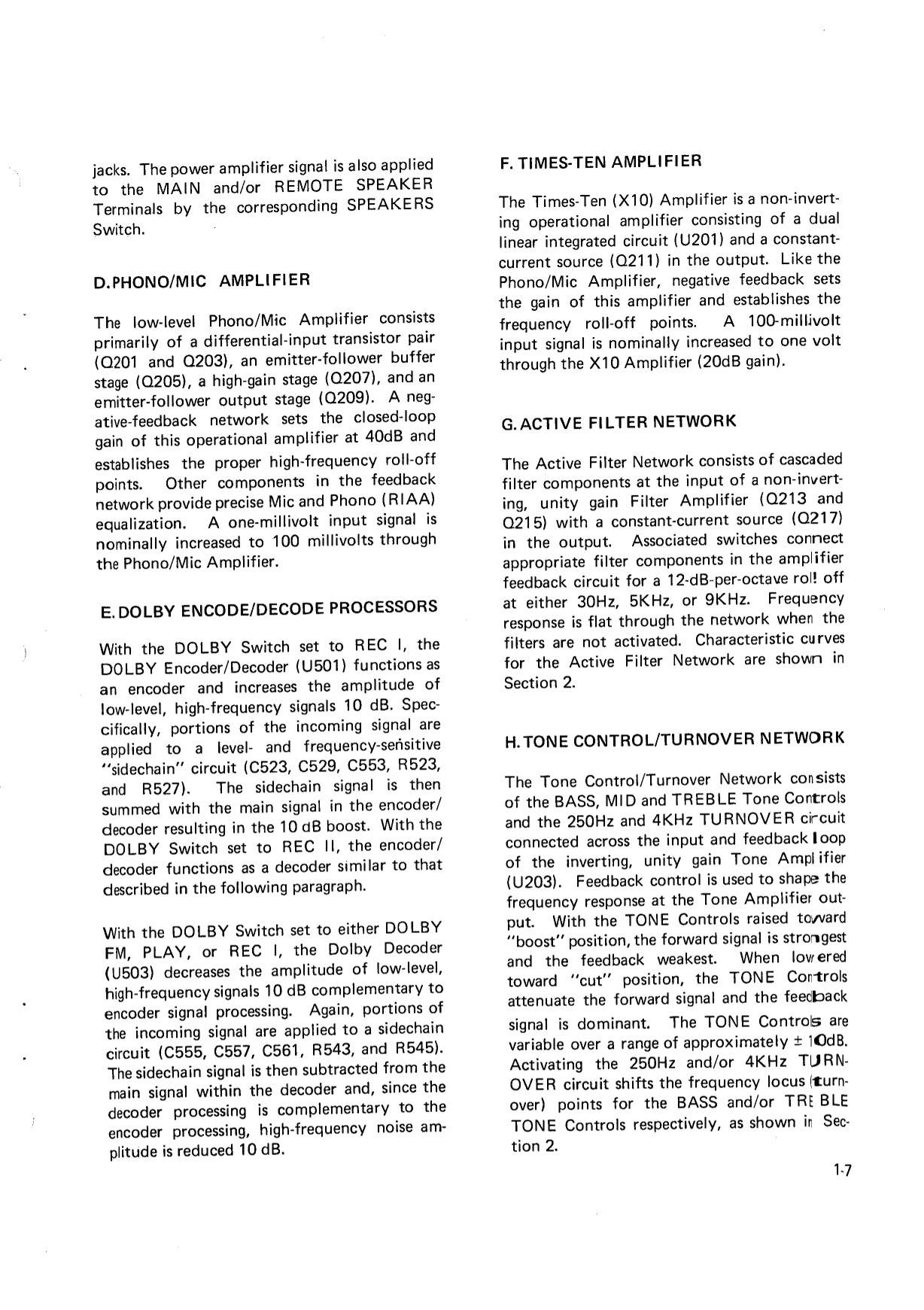 Marantz Model 3800 Stereo Control Console Service Manual (Pages: 49)