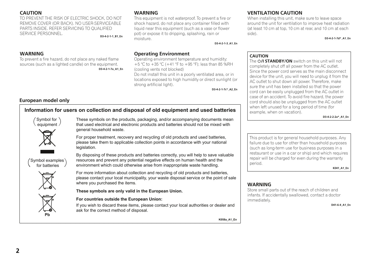 Pioneer N-50A & N-70A Network Audio Player Owner/ User Manual (Pages: 42)