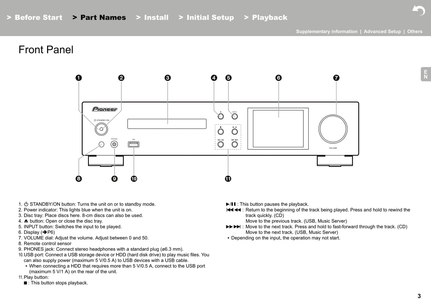 Pioneer NC-50 DAB Network CD Receiver Owner/ User Manual (Pages: 43)