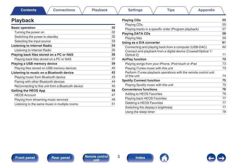 Marantz ND8006 CD Player Operating Manual