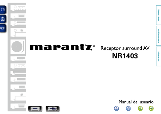 Marantz NR1403 AV Receiver Owner/ User Manual (Pages: 101)