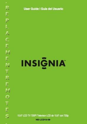 Insignia NSLCD1509 TV Operating Manual