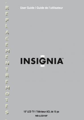 Insignia NSLCD15F TV Operating Manual