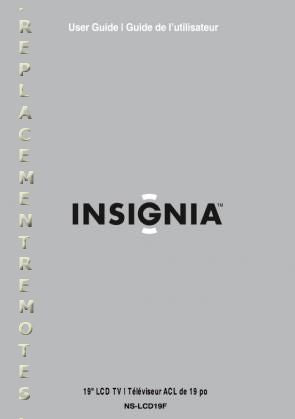 Insignia NSLCD19F TV Operating Manual