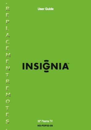 Insignia NSPDP3209 Consumer Electronics Operating Manual