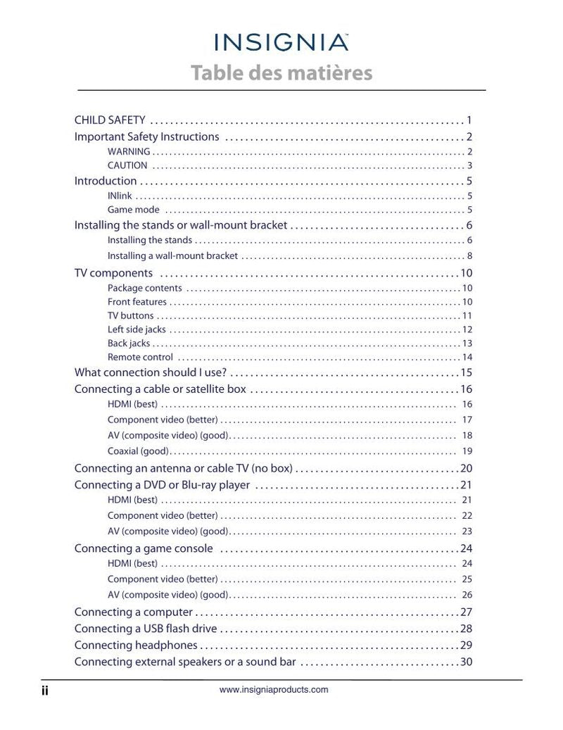 Insignia NS24DD220NA16OM TV Operating Manual