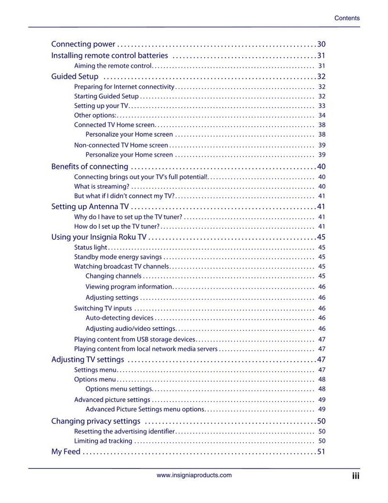 Insignia NS39DR510NA17 TV Operating Manual