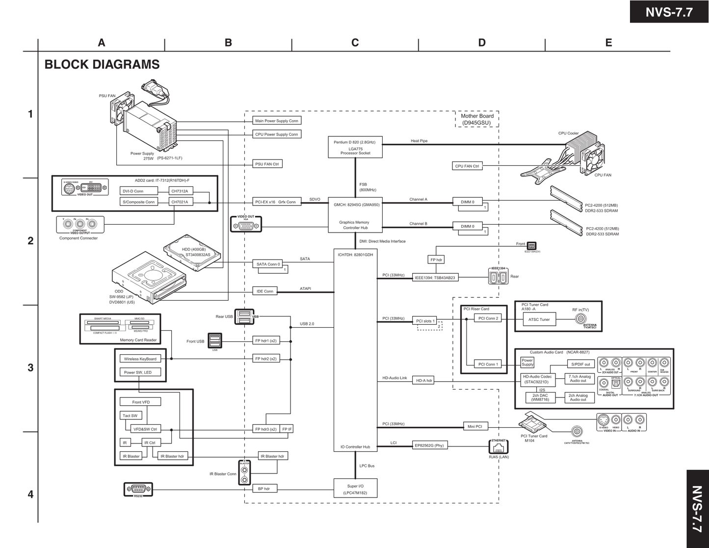 Integra NVS-7.7 CD Player Service Manual (Pages: 22)