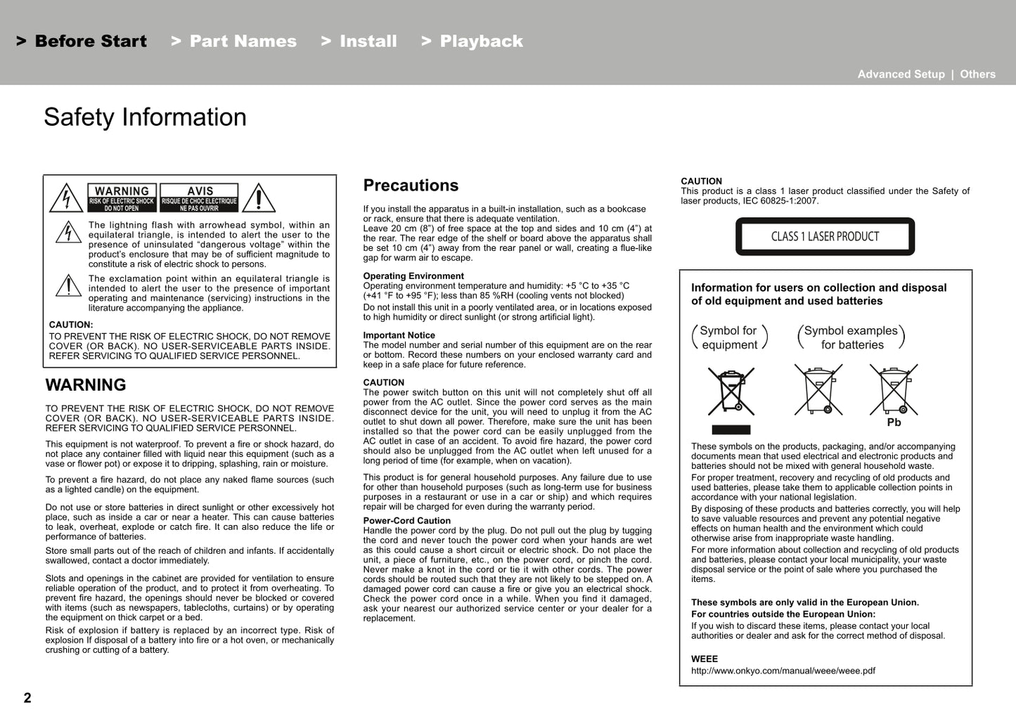 Pioneer PD-50AE CD Player Owner/ User Manual (Pages: 20)