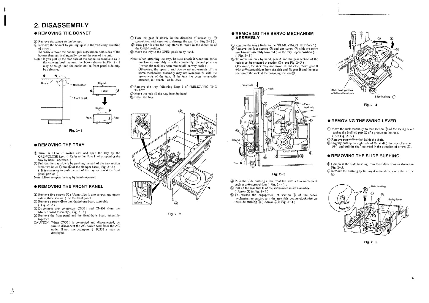 Pioneer PD-5700 CD Player Service Manual (Pages: 49)
