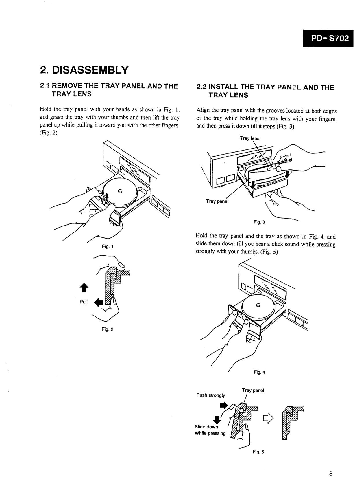 Pioneer PD-S702 CD Player Service Manual (Pages: 30)