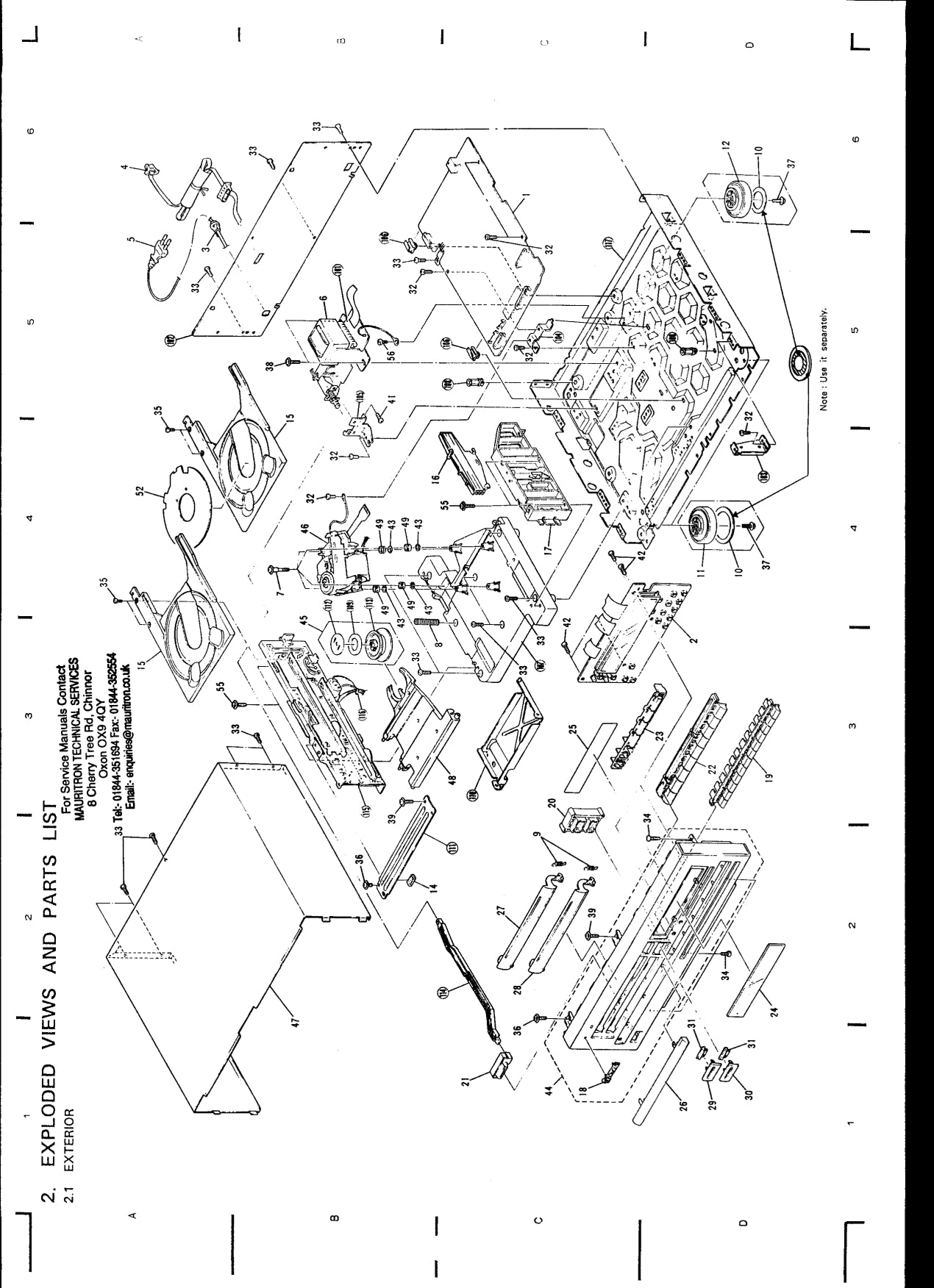 Pioneer PD-Z560T CD Player Service Manual (Pages: 52)