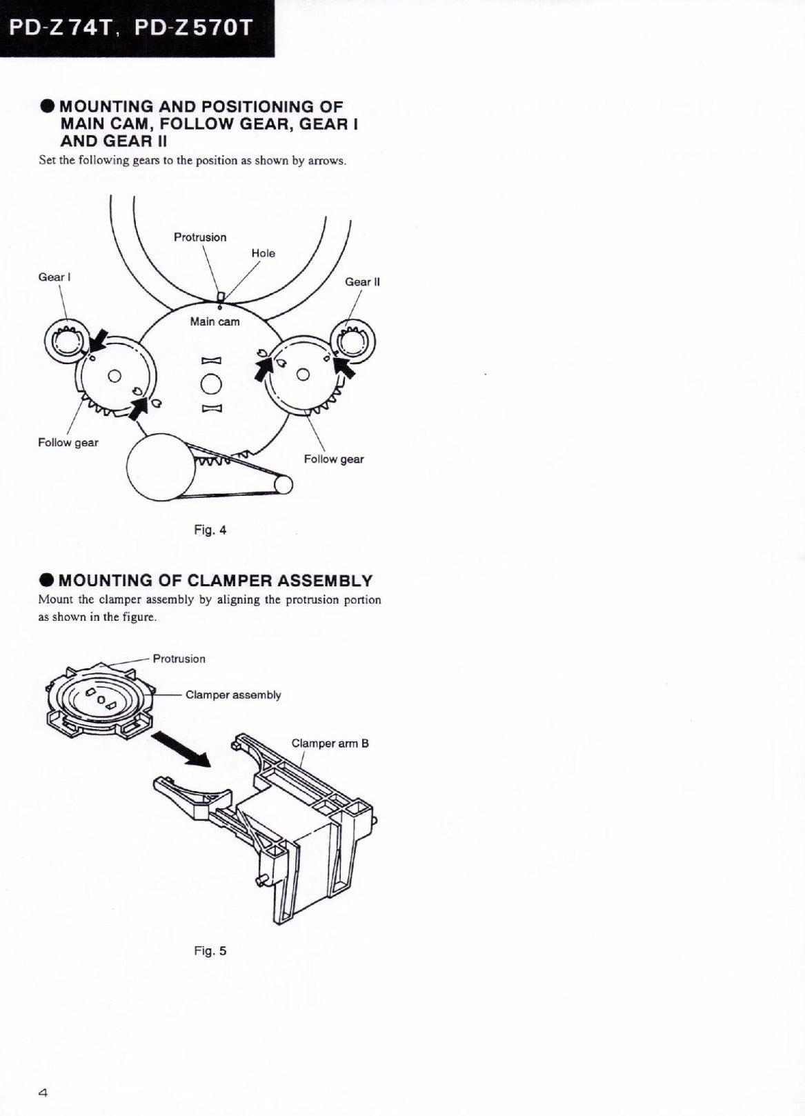 Pioneer PD-Z74T & PD-Z570T CD Player Service Manual (Pages: 67)