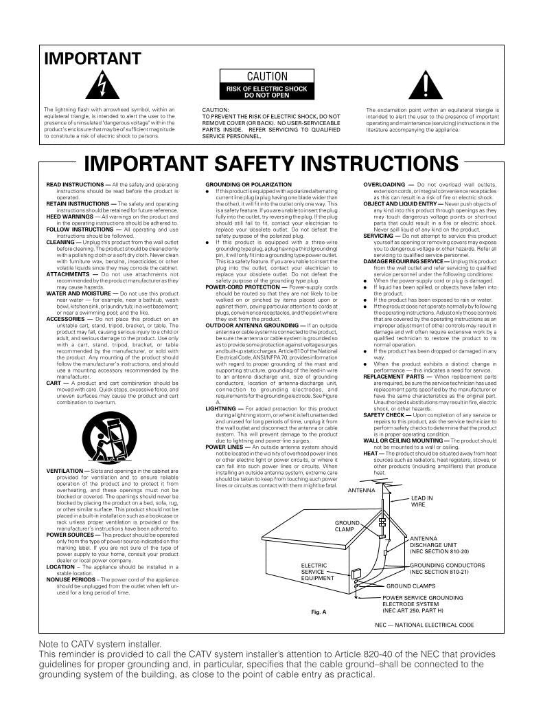 Pioneer PDP4330HD PDP5030HD Audio System Operating Manual