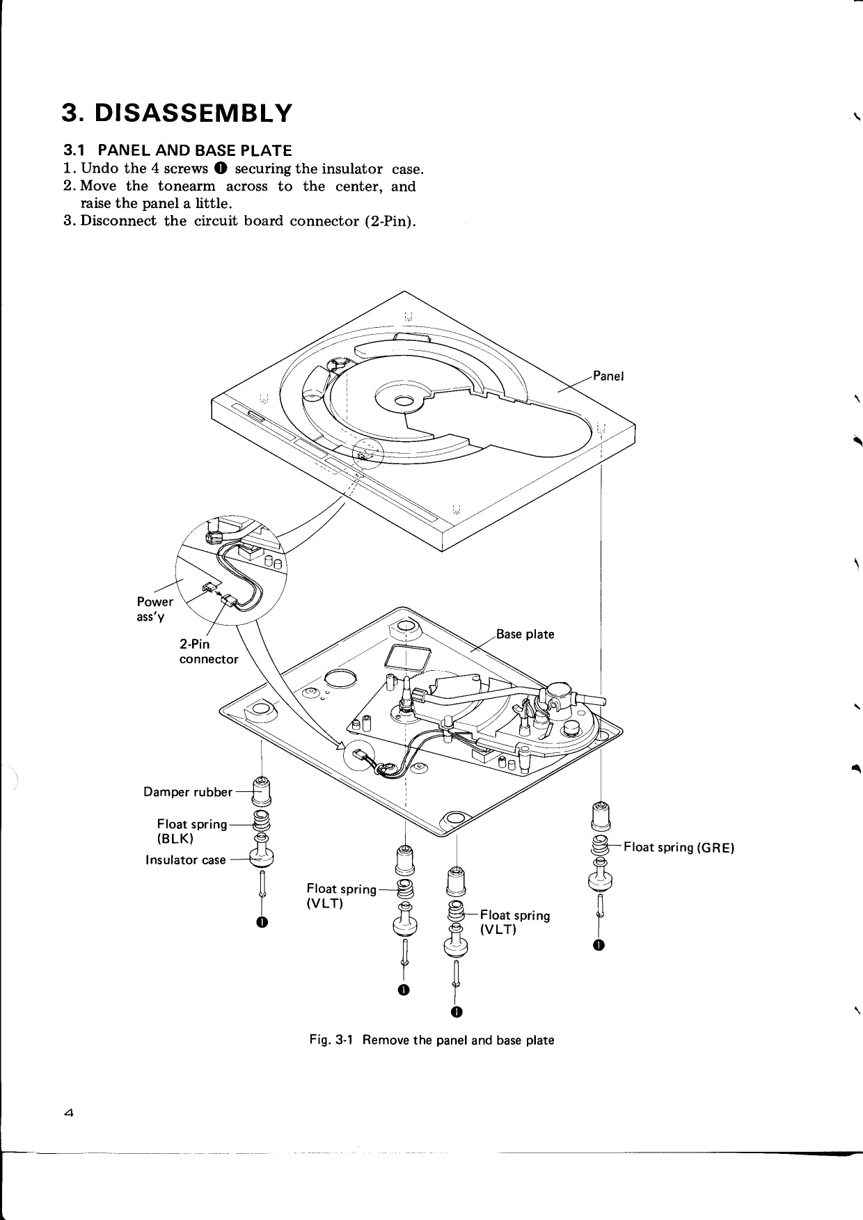 Pioneer PL-100 & PL-100X Stereo Turntable Service Manual (Pages: 21)