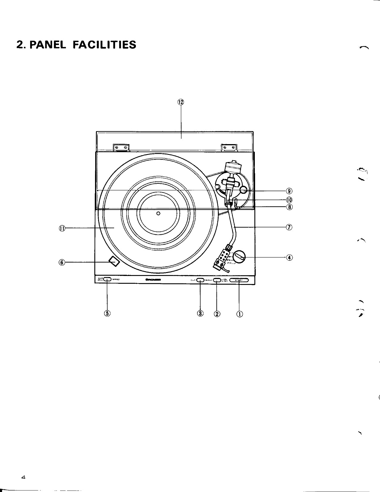 Pioneer PL-500X Turntable Service Manual (Pages: 19)
