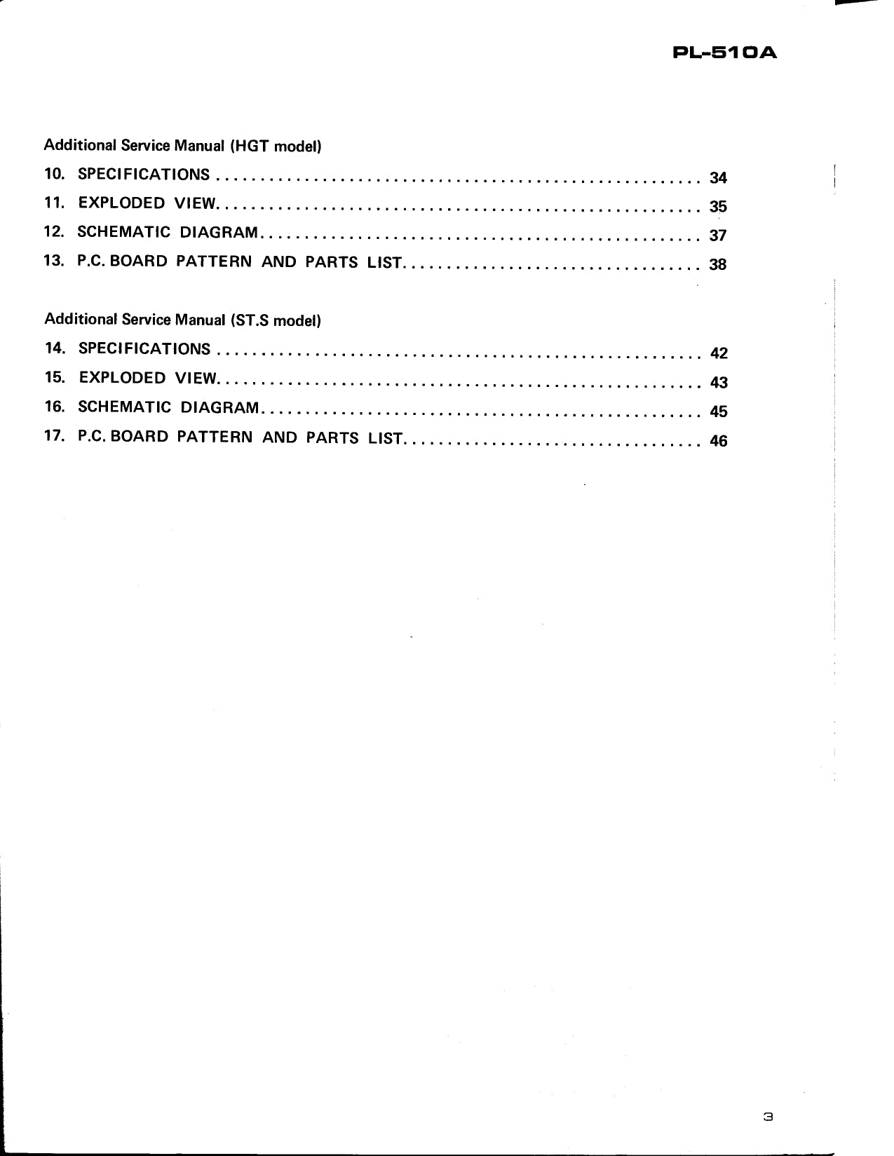 Pioneer PL-510A Turntable Service Manual (Pages: 32)