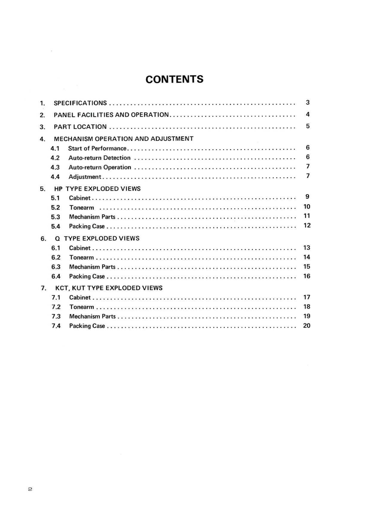 Pioneer PL-514 & PL-514A Turntable Service Manual (Pages: 21)