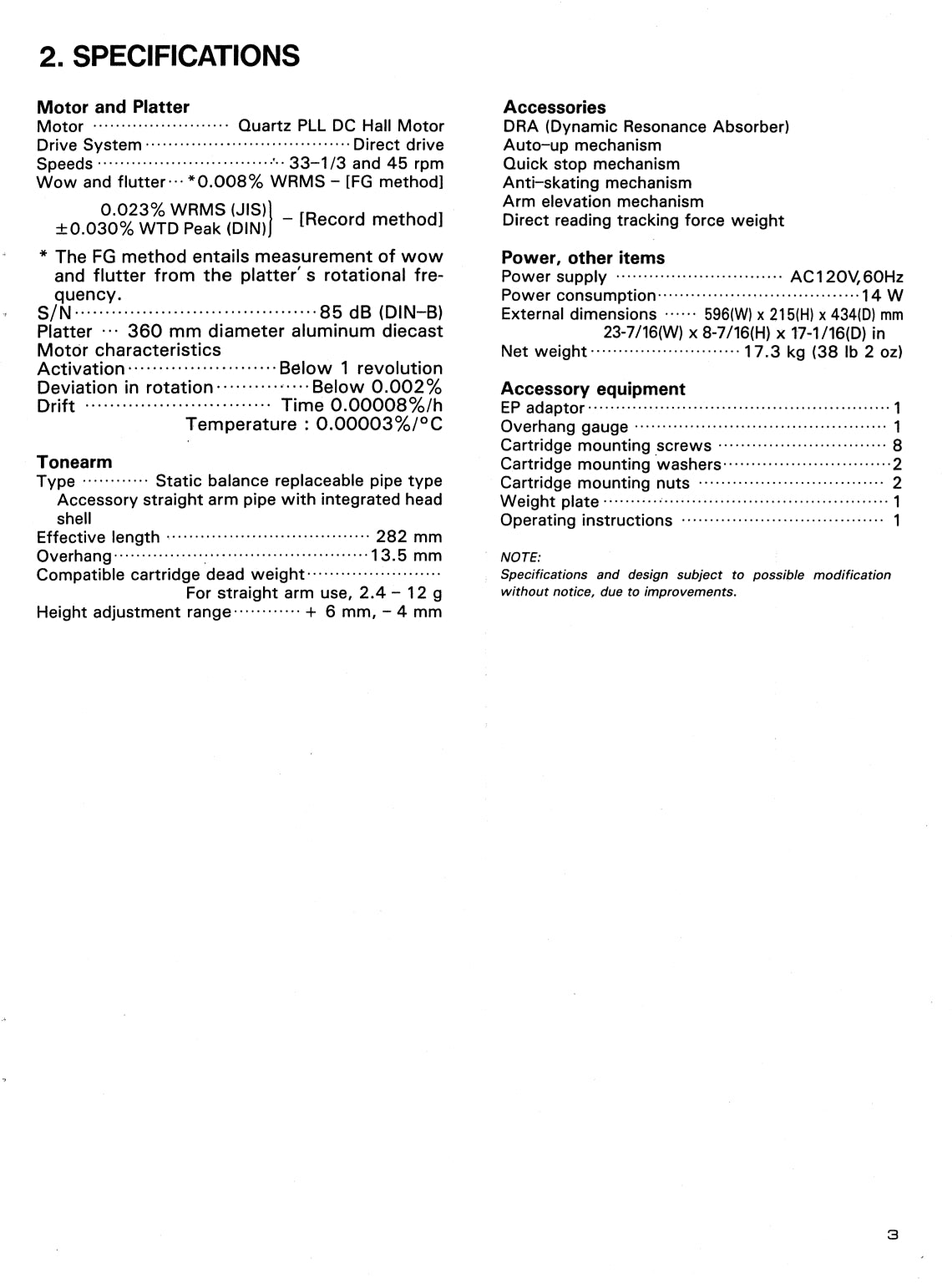 Pioneer PL-90 Turntable Service Manual (Pages: 25)